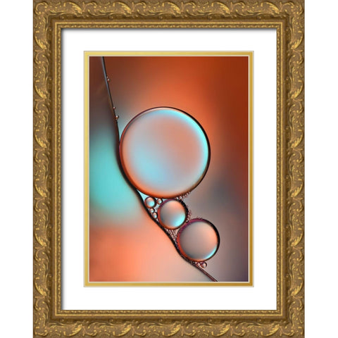 Glimmer Gold Ornate Wood Framed Art Print with Double Matting by Westum, Heidi