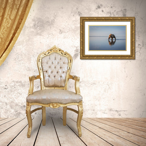 Walking My Walk Gold Ornate Wood Framed Art Print with Double Matting by Doyle, Renee