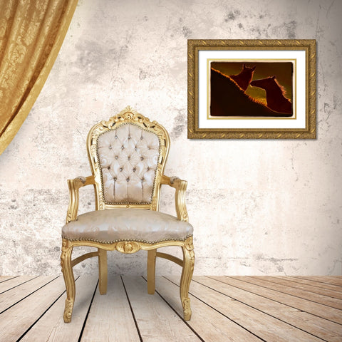 Kontour Gold Ornate Wood Framed Art Print with Double Matting by Malovrh, Milan