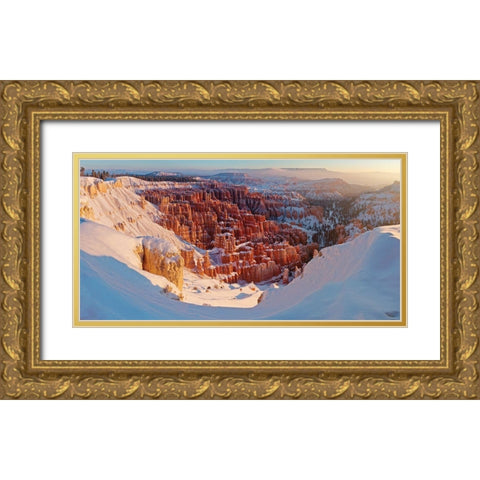 Inspiration point Gold Ornate Wood Framed Art Print with Double Matting by Kharitonov, Alexey