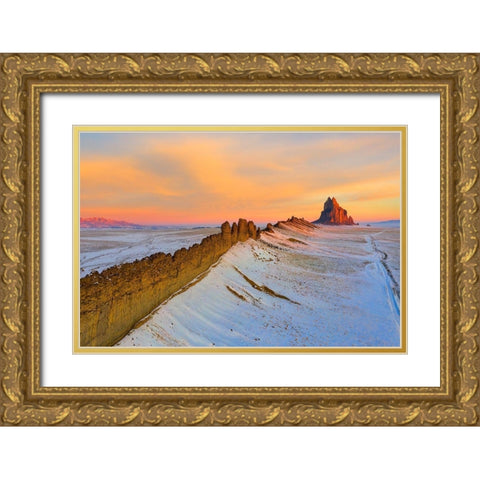Sail to the Sun Gold Ornate Wood Framed Art Print with Double Matting by Fan, John