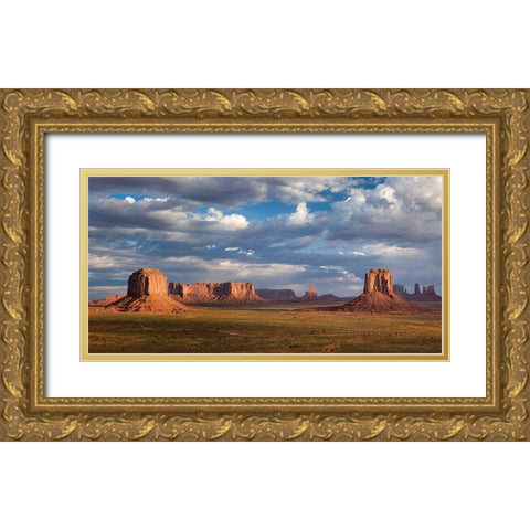 Lost World Gold Ornate Wood Framed Art Print with Double Matting by Fegari