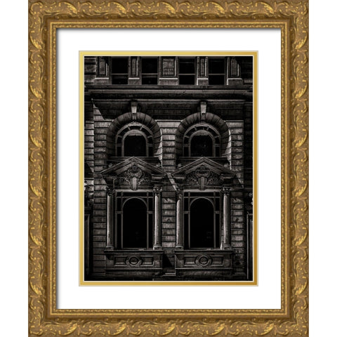 Birkbeck Building Toronto No 2 Gold Ornate Wood Framed Art Print with Double Matting by Carson, Brian