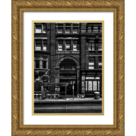 Gladstone Hotel Toronto No 1 Gold Ornate Wood Framed Art Print with Double Matting by Carson, Brian