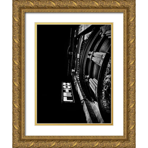 Gladstone Hotel Toronto No 2 Gold Ornate Wood Framed Art Print with Double Matting by Carson, Brian