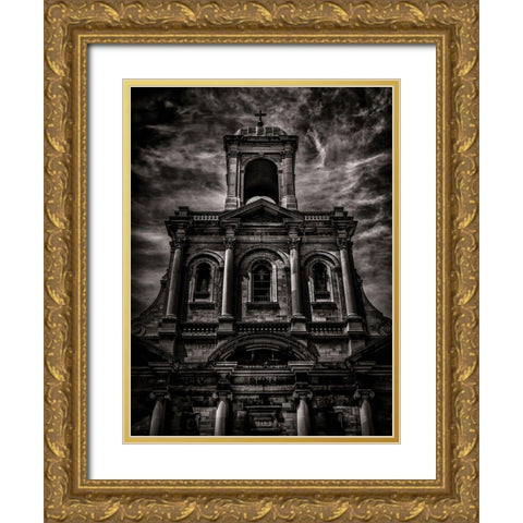 Holy Name Parish Toronto Gold Ornate Wood Framed Art Print with Double Matting by Carson, Brian