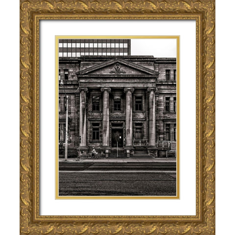 Lillian Massey Building Toronto Gold Ornate Wood Framed Art Print with Double Matting by Carson, Brian