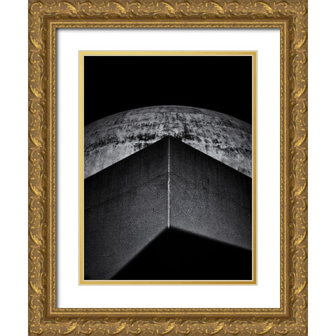 McLaughlin Planetarium No 1 Gold Ornate Wood Framed Art Print with Double Matting by Carson, Brian