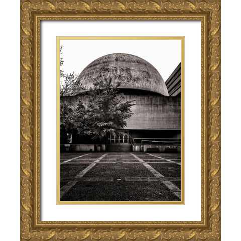 McLaughlin Planetarium No 2 Gold Ornate Wood Framed Art Print with Double Matting by Carson, Brian