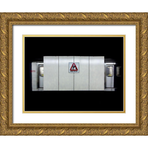 Mind the Gap Gold Ornate Wood Framed Art Print with Double Matting by Carson, Brian