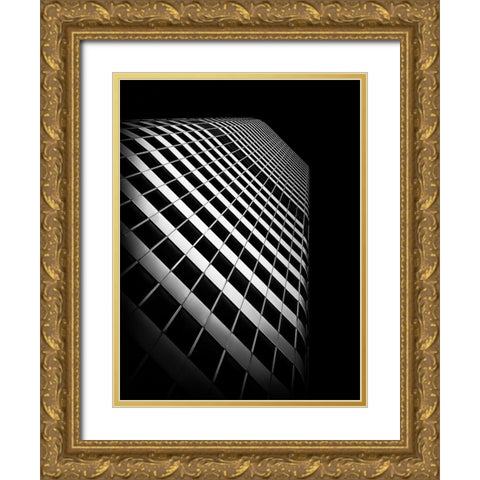 Dundas Street Toronto No 1 Gold Ornate Wood Framed Art Print with Double Matting by Carson, Brian