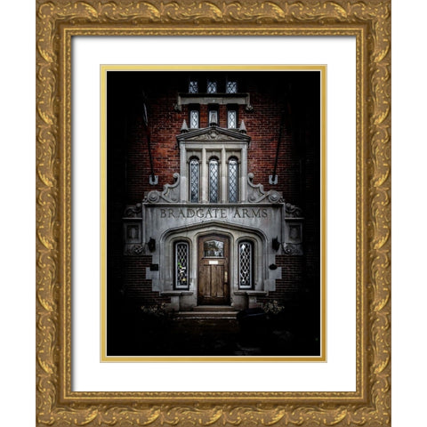 Foxbar Road Toronto Color Gold Ornate Wood Framed Art Print with Double Matting by Carson, Brian