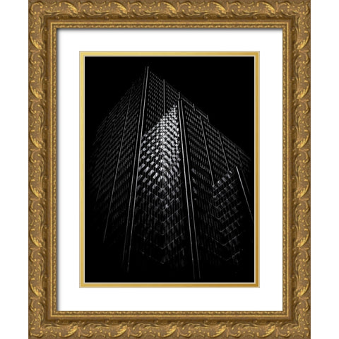 Adelaide Street Toront No 130 Gold Ornate Wood Framed Art Print with Double Matting by Carson, Brian