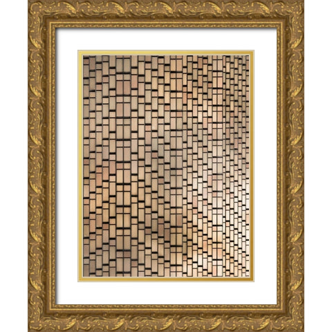 Bay Street South Tower Toronto No 2005 Color Gold Ornate Wood Framed Art Print with Double Matting by Carson, Brian
