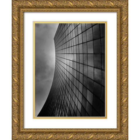 University Avenue Toronto No 701 Gold Ornate Wood Framed Art Print with Double Matting by Carson, Brian