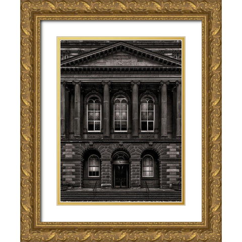 Osgoode Hall Toronto No 2 Gold Ornate Wood Framed Art Print with Double Matting by Carson, Brian
