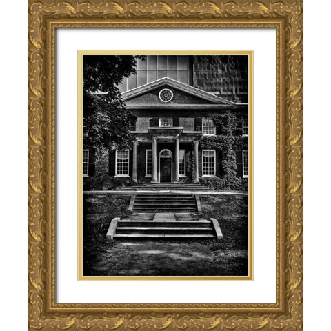 The Grange Toronto Gold Ornate Wood Framed Art Print with Double Matting by Carson, Brian