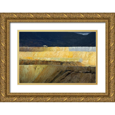 Heavy Truck Gold Ornate Wood Framed Art Print with Double Matting by Gasperlin, Izidor