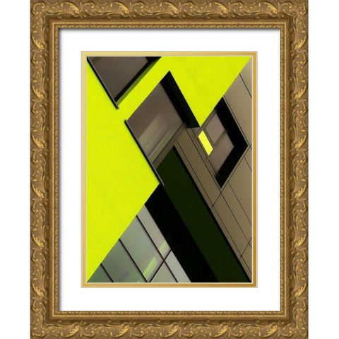 Untitled Gold Ornate Wood Framed Art Print with Double Matting by Niemiec, Anna