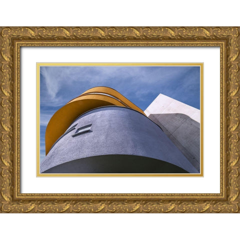 Wall house 06 Gold Ornate Wood Framed Art Print with Double Matting by Luycx, Theo