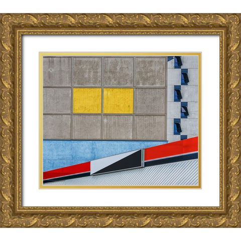 What Can I Say Gold Ornate Wood Framed Art Print with Double Matting by Pearson, Wayne