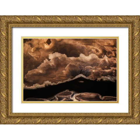 A painting Gold Ornate Wood Framed Art Print with Double Matting by Chang, Phillip