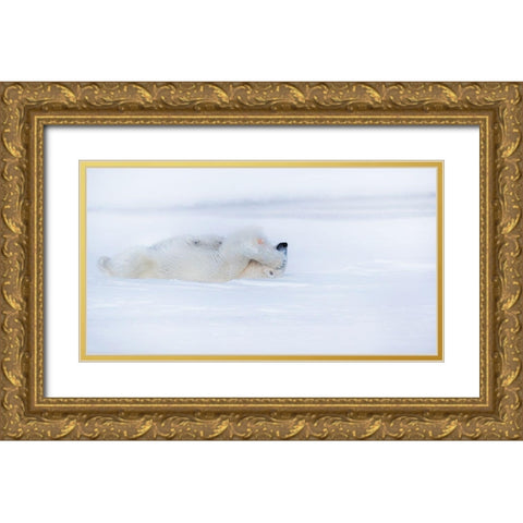 Shy Gold Ornate Wood Framed Art Print with Double Matting by Chang, Phillip