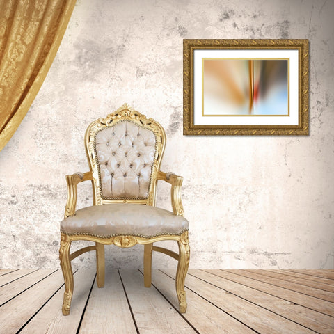 Sepera Gold Ornate Wood Framed Art Print with Double Matting by Claes, Gilbert