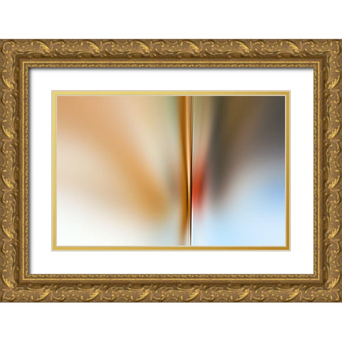 Sepera Gold Ornate Wood Framed Art Print with Double Matting by Claes, Gilbert