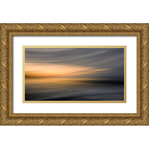 Silence Gold Ornate Wood Framed Art Print with Double Matting by Pascual Buye, Santiago
