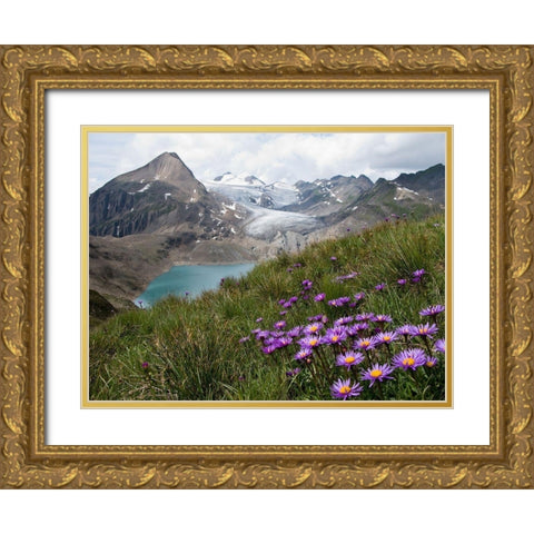 Corno Gries-Switzerland Gold Ornate Wood Framed Art Print with Double Matting by Guarino, Vito