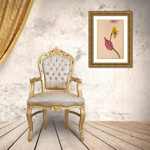 Almost a flower Gold Ornate Wood Framed Art Print with Double Matting by Shumilova, Ludmila