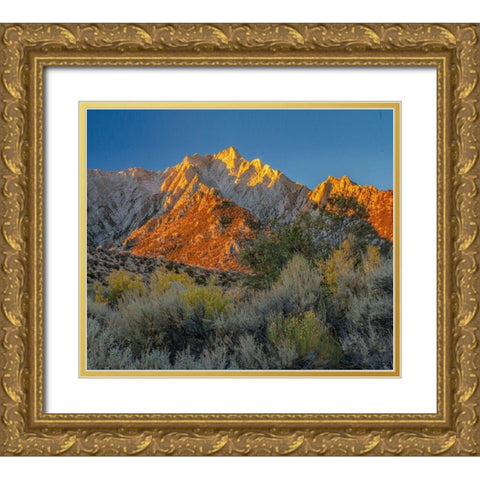 Tuttle Creek-Sierra Nevada-California-USA Gold Ornate Wood Framed Art Print with Double Matting by Fitzharris, Tim