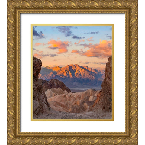 Death Valley National Park-California-USA Gold Ornate Wood Framed Art Print with Double Matting by Fitzharris, Tim