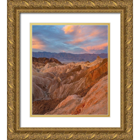 Death Valley National Park-California-USA Gold Ornate Wood Framed Art Print with Double Matting by Fitzharris, Tim