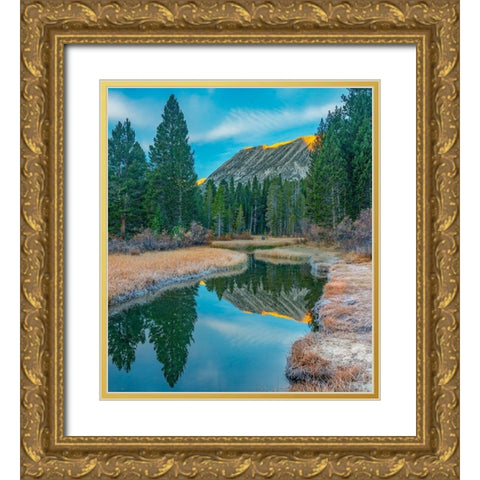 Rock Creek. Inyo National Forest-California-USA Gold Ornate Wood Framed Art Print with Double Matting by Fitzharris, Tim