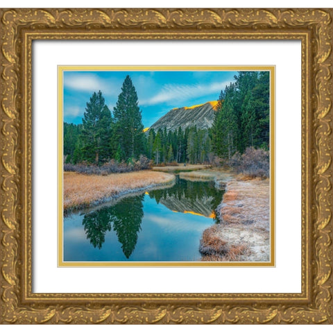 Rock Creek. Inyo National Forest-California-USA Gold Ornate Wood Framed Art Print with Double Matting by Fitzharris, Tim