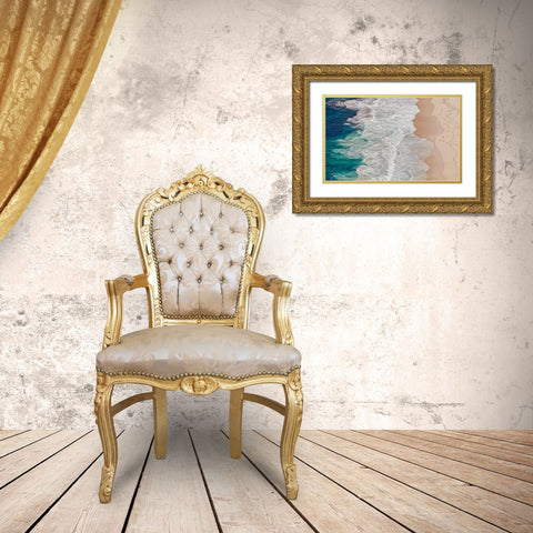 Where the Ocean Ends... Gold Ornate Wood Framed Art Print with Double Matting by Feldtkeller, Andreas