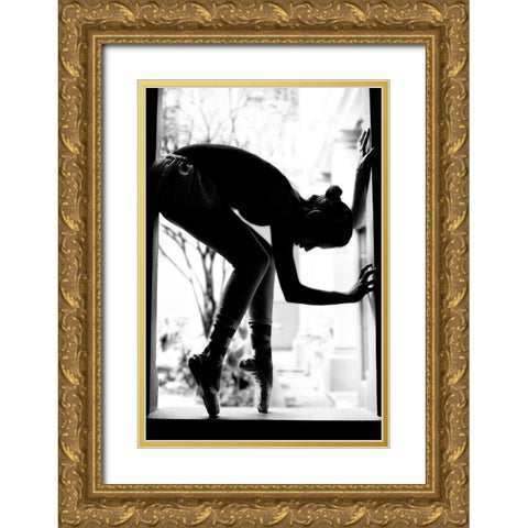 Lorn Gold Ornate Wood Framed Art Print with Double Matting by Osorio, Melissa