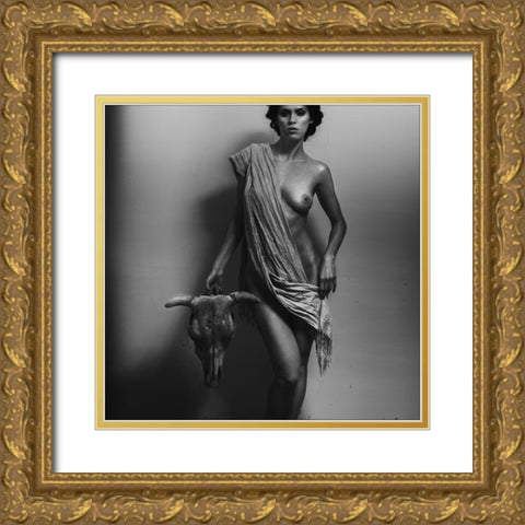 Nemesis Gold Ornate Wood Framed Art Print with Double Matting by Pereverzov, Alexander