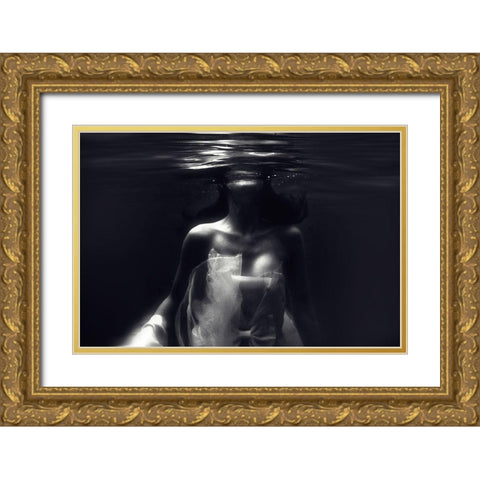 Boundaries Gold Ornate Wood Framed Art Print with Double Matting by Afandi, Yusuf