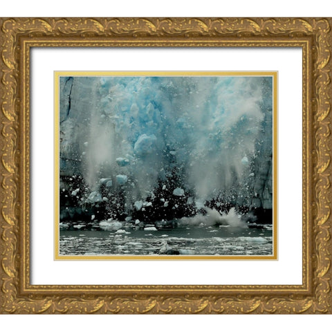 End of the World Gold Ornate Wood Framed Art Print with Double Matting by Tzur, Yair