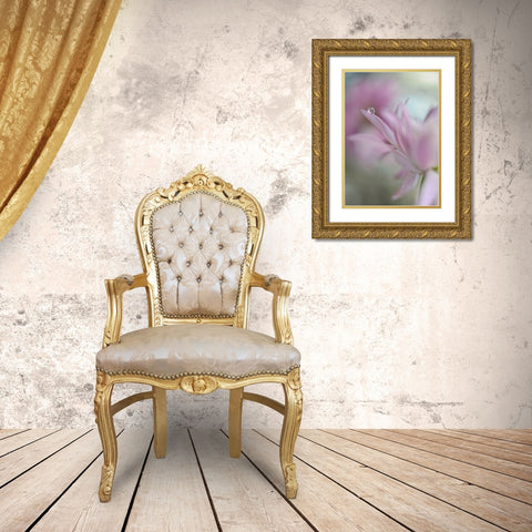 In pink delight Gold Ornate Wood Framed Art Print with Double Matting by Westum, Heidi