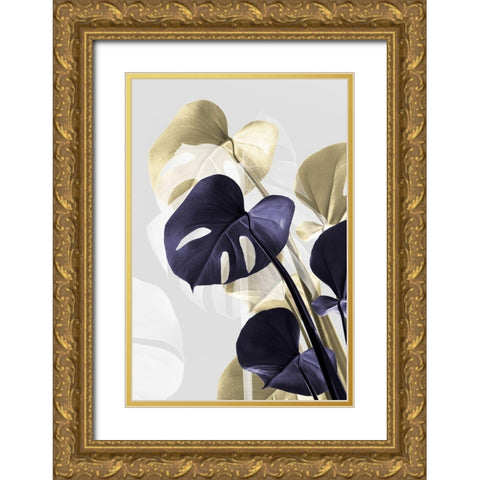 Monstera Creative 14 Gold Ornate Wood Framed Art Print with Double Matting by Artographie Studio