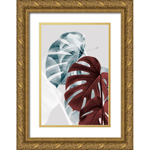 Monstera Creative 18 Gold Ornate Wood Framed Art Print with Double Matting by Artographie Studio