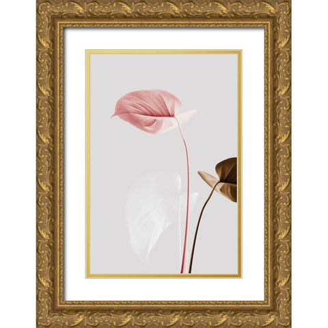 Monstera Creative 21 Gold Ornate Wood Framed Art Print with Double Matting by Artographie Studio