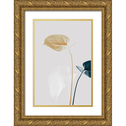 Monstera Creative 20 Gold Ornate Wood Framed Art Print with Double Matting by Artographie Studio