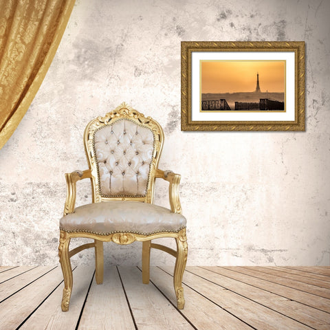 The Awakening of the Iron Lady Gold Ornate Wood Framed Art Print with Double Matting by Pacifico