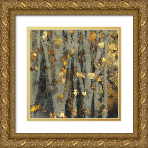 Gold leaf Gold Ornate Wood Framed Art Print with Double Matting by Talen, Nel