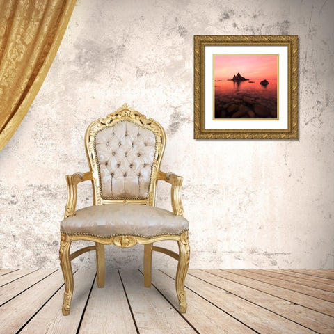 Glorious a Peaceful Gold Ornate Wood Framed Art Print with Double Matting by Giudici, Paolo